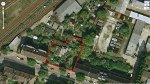 Satellitenaufnahme des Grundstücks